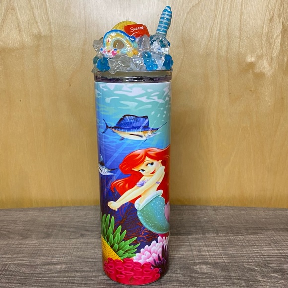 SJB Custom 20oz Stainless Steel Skinny Tumbler, with clear lid and metal straw - Picture 3 of 10